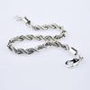 Twist Chain Bracelet Men And Women Couple Simple Electroplated Platinum Jewelry