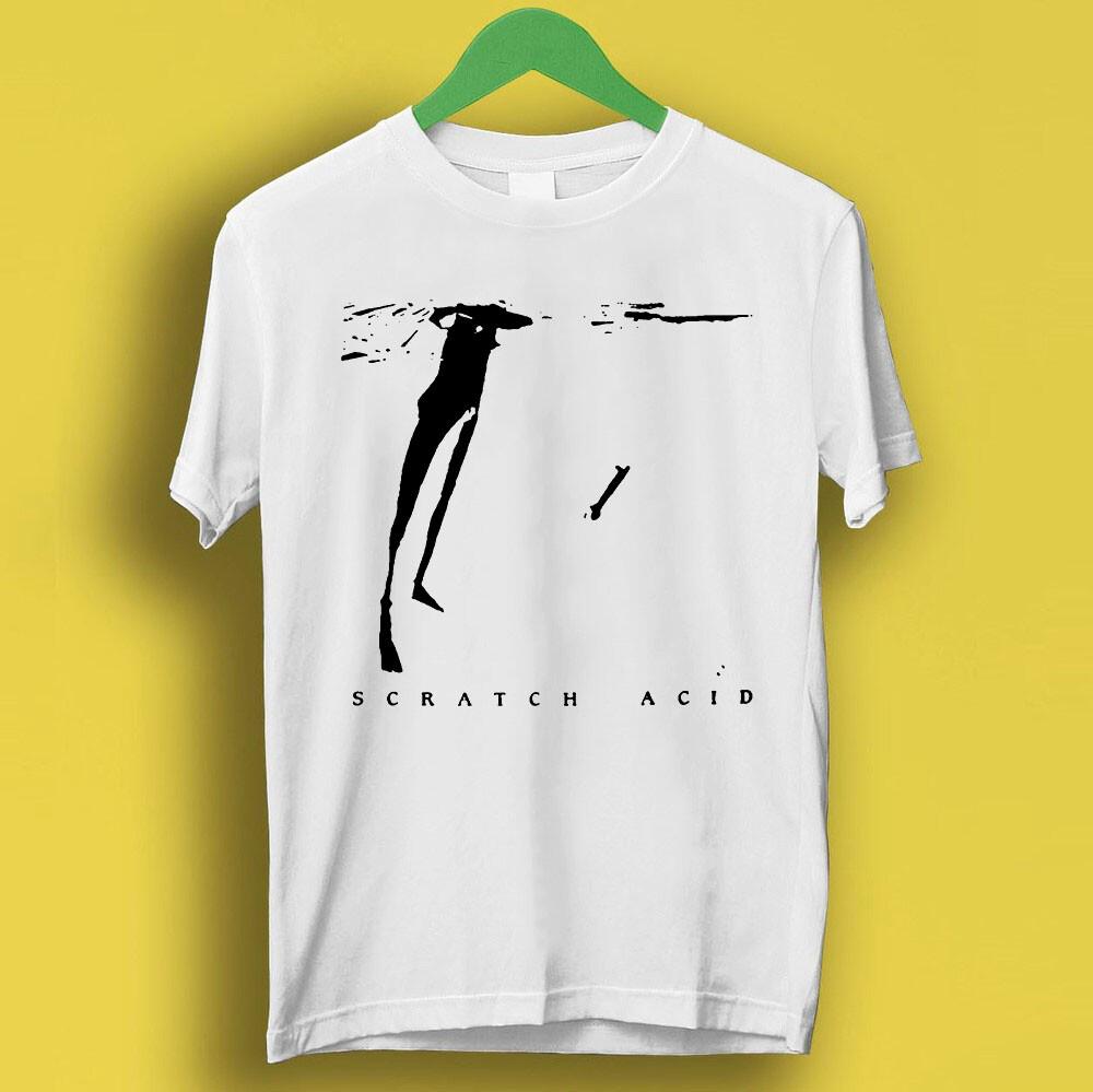 Scratch Acid Post Punk Rock Retro Cool Top Tee T Shirt P2536