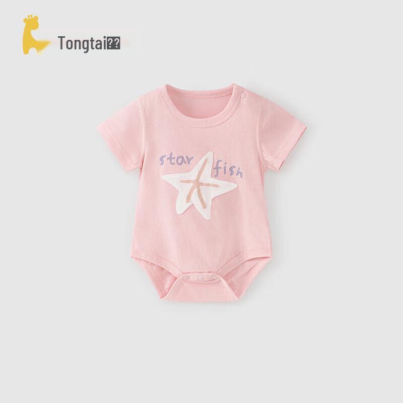 TONGTAI Детский хлопковый боди с коротким рукавом 59cm