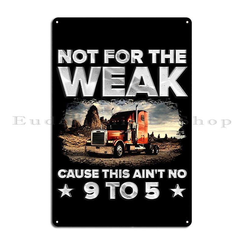 

Trucker It Is Fa Kenworth It My Daddy Rules The Road Metal Plaque Poster Wall Mural Wall Plaque Tin Sign Poster 20x30cm