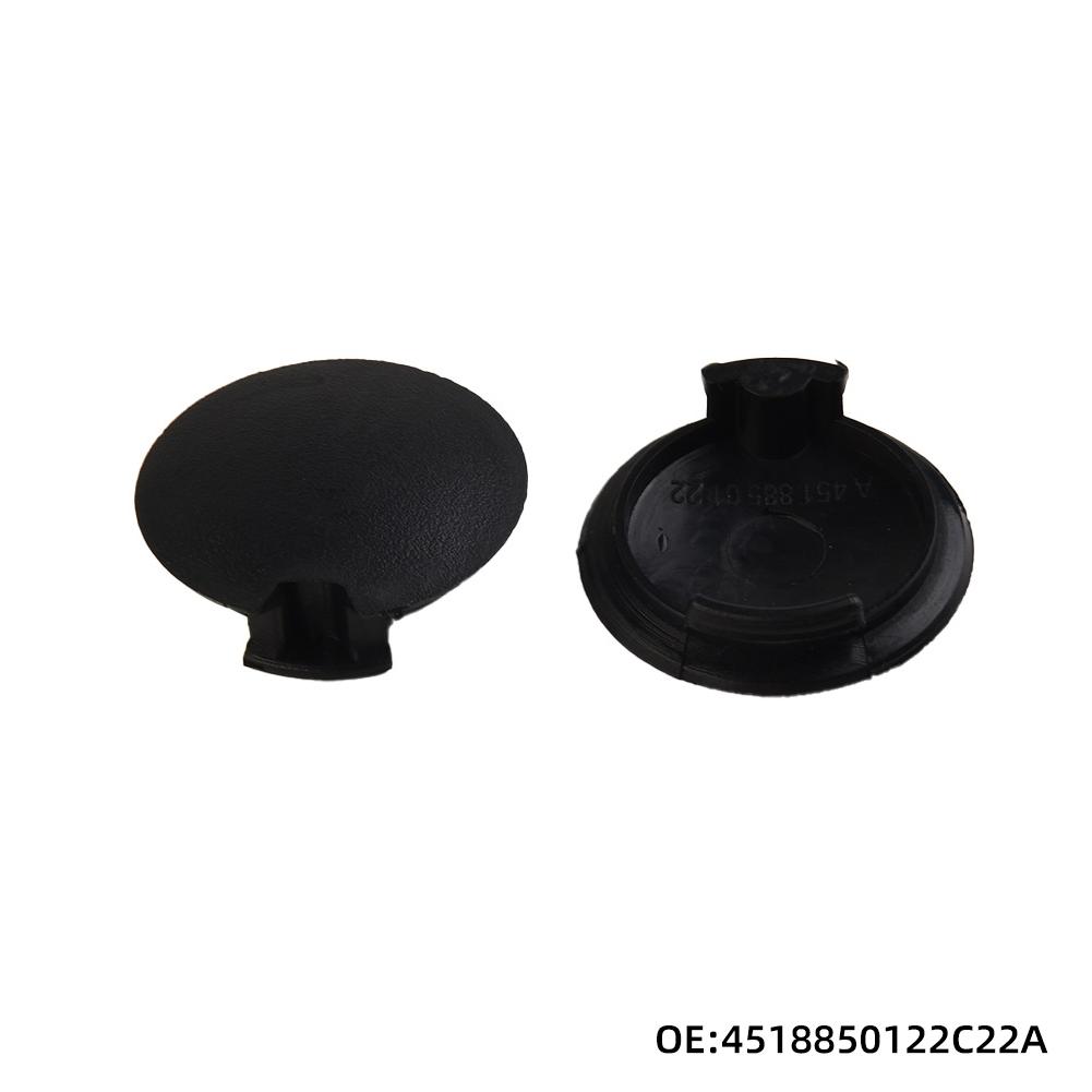 2Pcs Auto Vorne Stoßstange Hinten Tow Haken Auge Koppler Anhänger Abdeckung Kappe Stecker 4518850122C22A Für Smart Fortwo W451 2007-20 R1E2