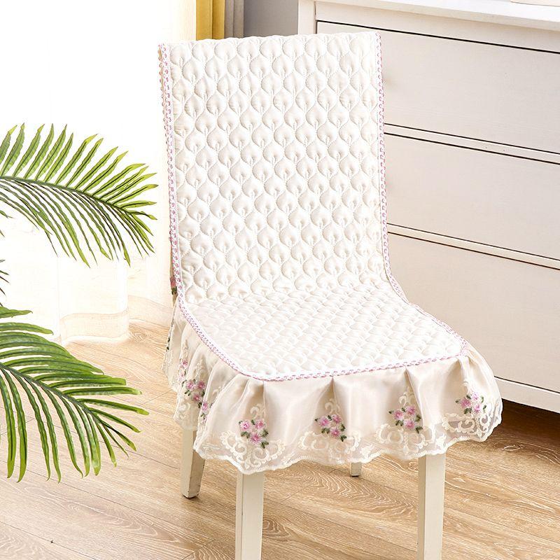 Lace Skirt Chair Cover European Style Dining Table Cloth Cushion Flat Printed Tablecloth Fabric Art Stool Cover Cloth