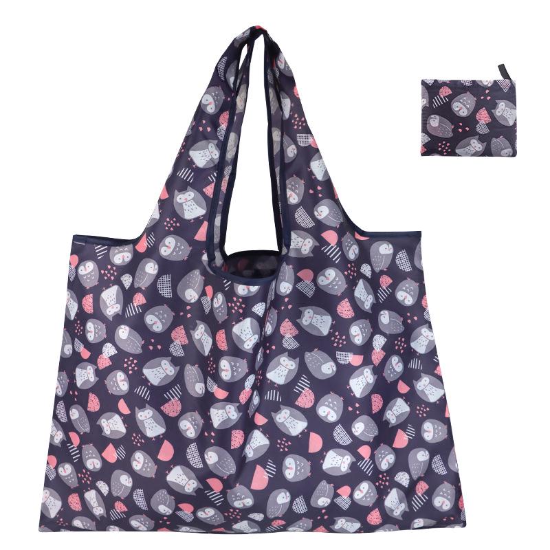 Eco-Friendly Large Capacity Folding Grocery Bag - Oxford Cloth