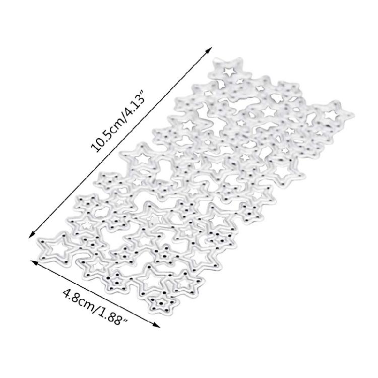 Hollowed Star Cutting Dies for Card Making Scrapbooking Paper Craft Carbon Steel Die Cut Metal Embossing Templates