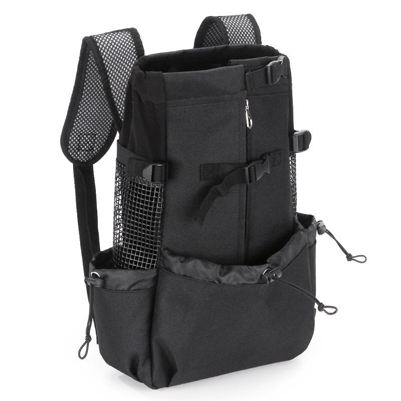 Portable Ventilated Pet Backpack: Head-Out Design for Outdoor Outings, Breathable & Washable