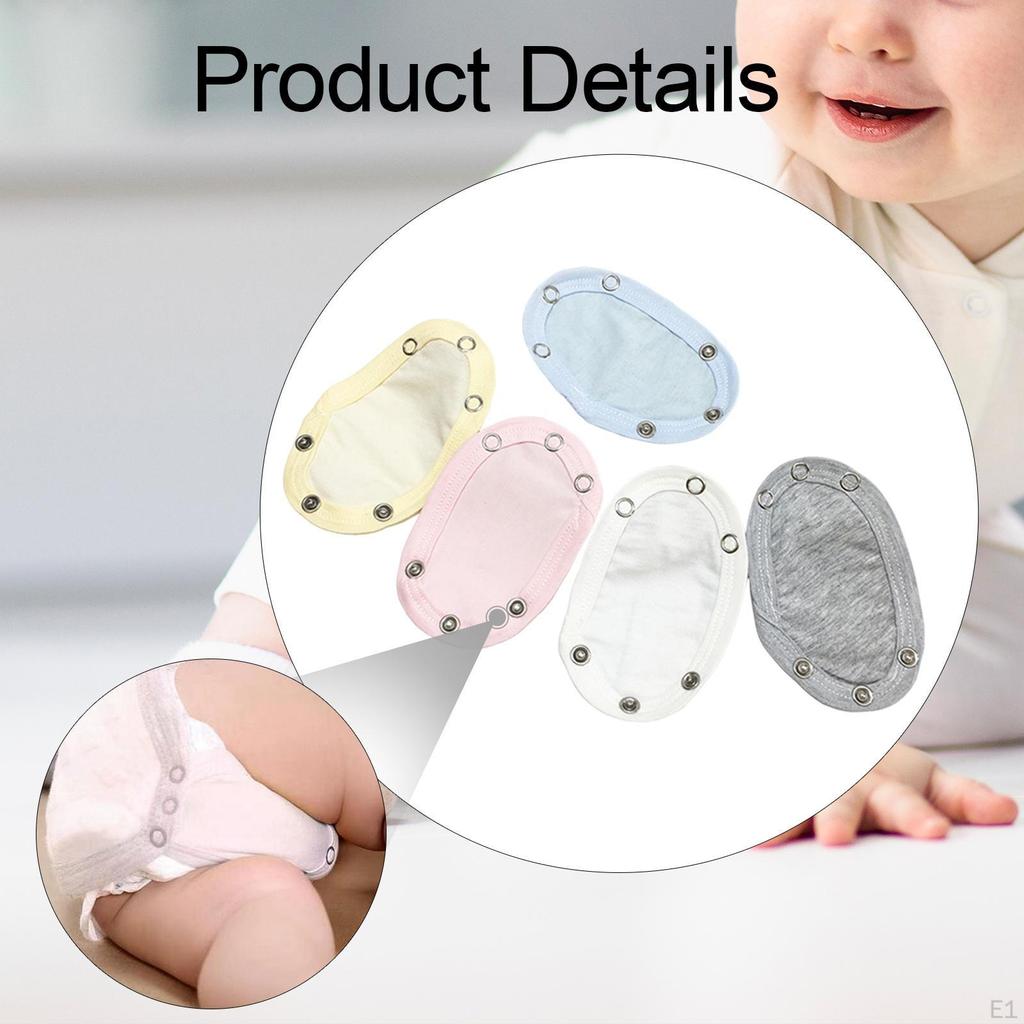 5 sztuk Szybka instalacja na zatrzaski Przedłużki do body niemowlęcego Styl A