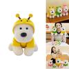 Adorable Plush Highland White Terrier Dog Toy Soft And Cuddly With Bee And Frog Outfits For Kids
