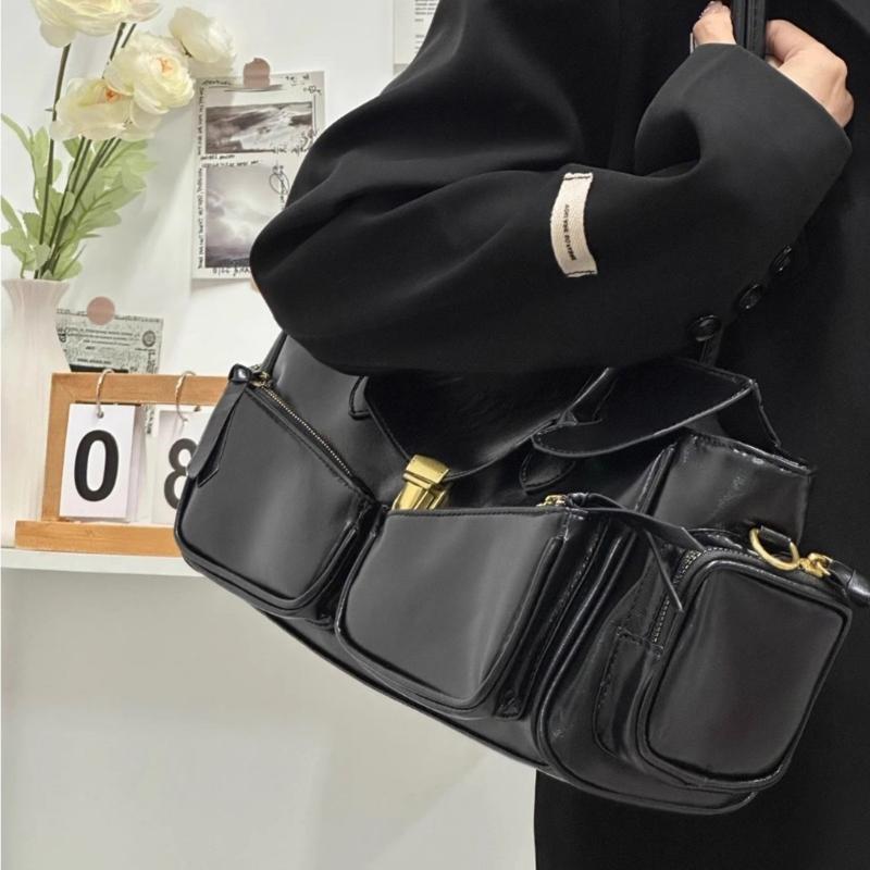 Damen Hobo Handtasche Süße Leder Schultertaschen mit Reißverschluss Lässige Crossbody Tasche mit Abnehmbaren Trägern Geschenke