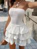 KaiKuo Women's Sexy Y2K Strapless Mini Dress - 2026 Spring/Summer Collection