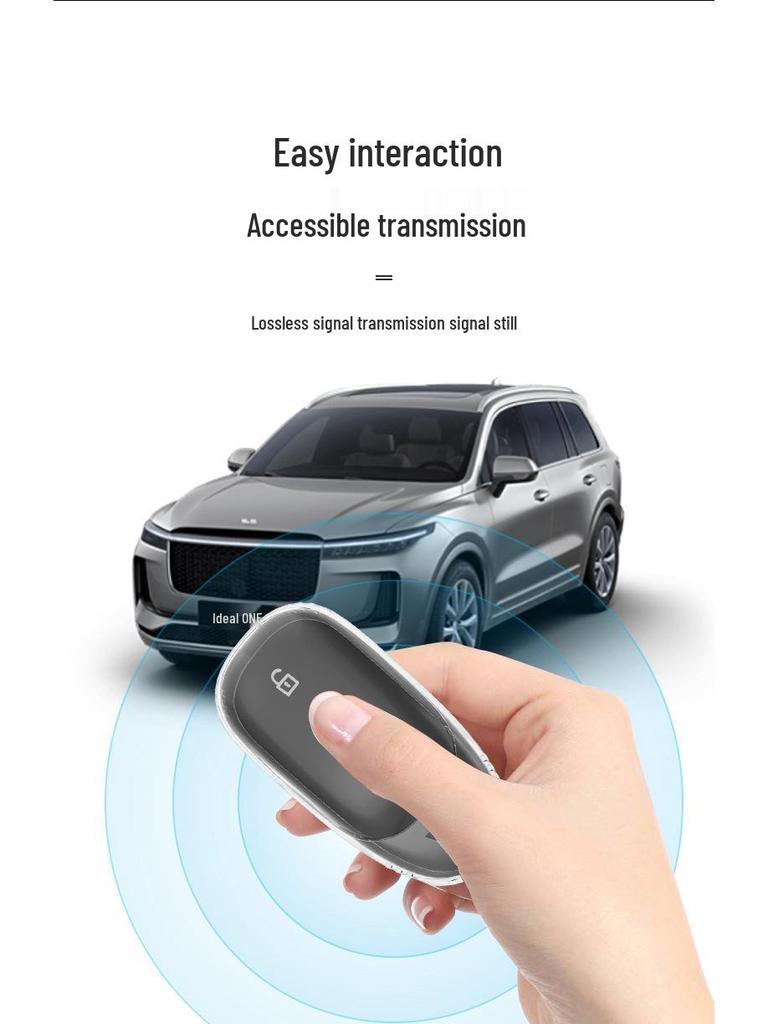 Applicable Ideal Key Case: ONE/L9, L9MAX, L7/L8 Keychain Protection, Clear Full Wrap Cover