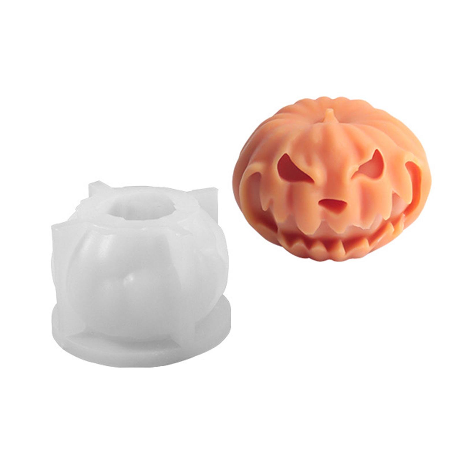

Многоцелевая тыквенная голова на Хэллоуин, стильная свеча, прочная силиконовая форма, аксессуар для уникального праздничного украшения дома