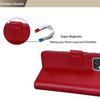 Rose Leather Wallet Flip Case For Huawei Honor 90 70 Lite X6 X7A X8A X9A X8B X9B X7B Nova Y90 Y61 11i 12i 12S 12 SE Magic6 Cover