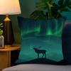 Nature Aurora Beauty Personalized Picture Text Home Decorative Pillows Household Gifts 45X45Cm