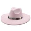 New suede big brim peach top cowboy hat men's and women's outdoor rolled brim ethnic style top hat felt hat