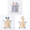 Baby Cotton Muslin Comforter With Plush Rabbit And Rabbit For Newborns