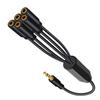 3/4/5/6 Way 3.5mm AUX Cable 1 Male To Multiple Female Connectors Extension Cord AUX Wire Line for R Headphones