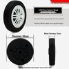 Universal Wheel Replacement for Luggage Suitcase: Leather Caster Rubber Roller Rim Repair Accessories
