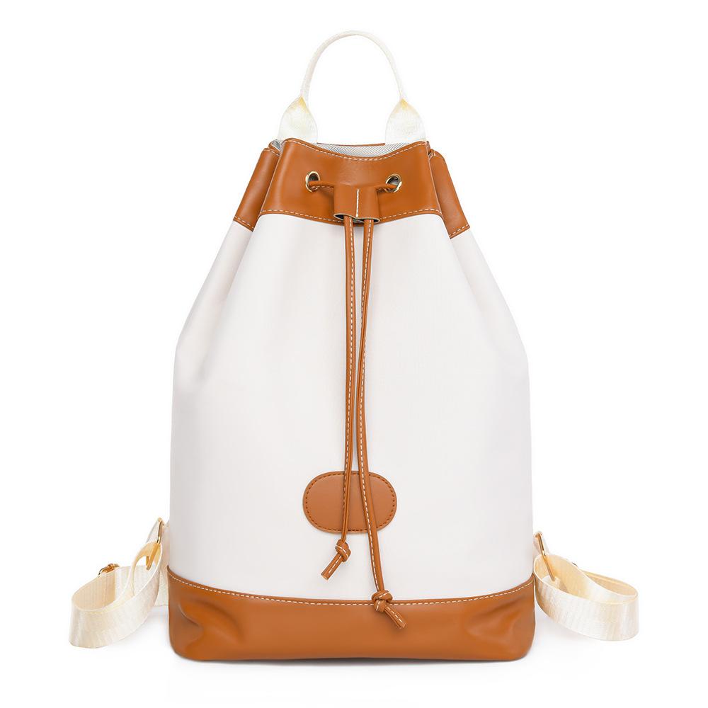 Женская сумка-ведро на шнурке