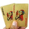 55Pcs Golden Plastic Poker Cards Set, Gold Foil Playing Cards For Magic Tricks & Entertainment, Durable Waterproof Casino Cards