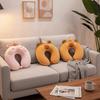 Animal Travel U-Shaped Pillow Double-sided Napping Headrest Pad Neck Support Cushion  Office