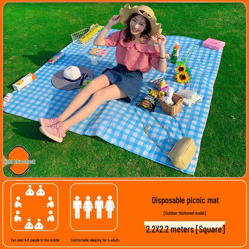 Tapis de Pique-nique Portable d'Extérieur - Imperméable, Épais, Parfait pour le Camping, la Plage ou les Sorties Printanières
