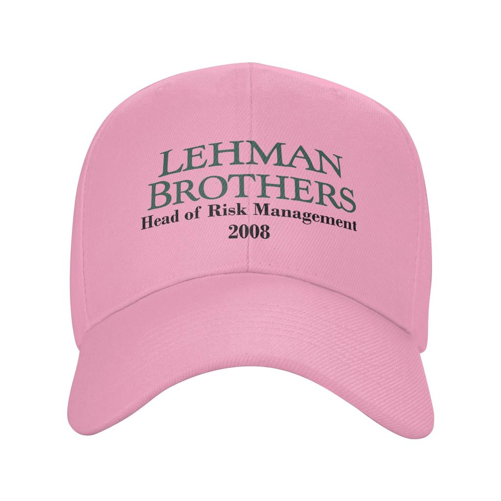 Lehman Brothers Head of Risk Managment 2008 Baseball Cap Outdoor Sports Quality Hip Hop Hats Male Stylish Print Baseball Caps