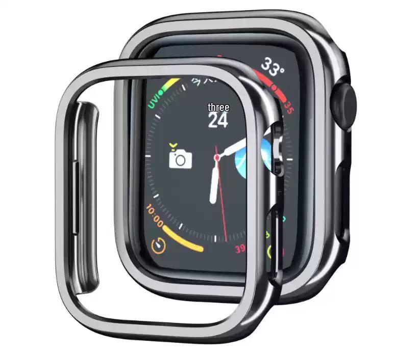 Apple S10 Akıllı Saat Kılıfı: Apple Watch 8/7 ile Uyumlu, Kaplamalı Çerçeve, Yarı Kapalı Koruyucu Kılıf