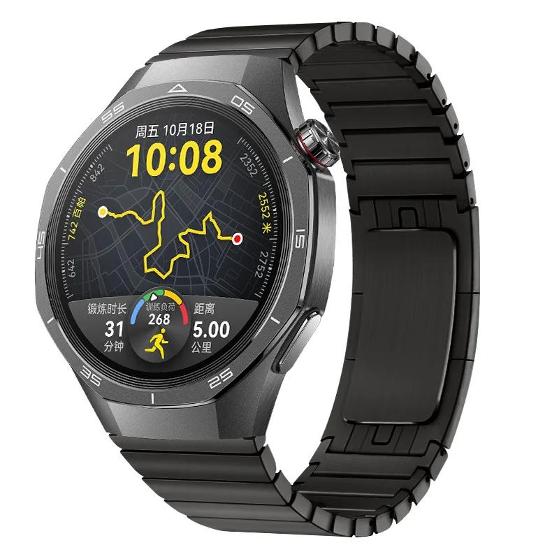 22mm WatchBand For Huawei Watch GT5 5Pro 46mm Strap Metal Stainless Steel Bracelet For Huawei Watch 3 4 4Pro GT 5 4 3 2 2e Band