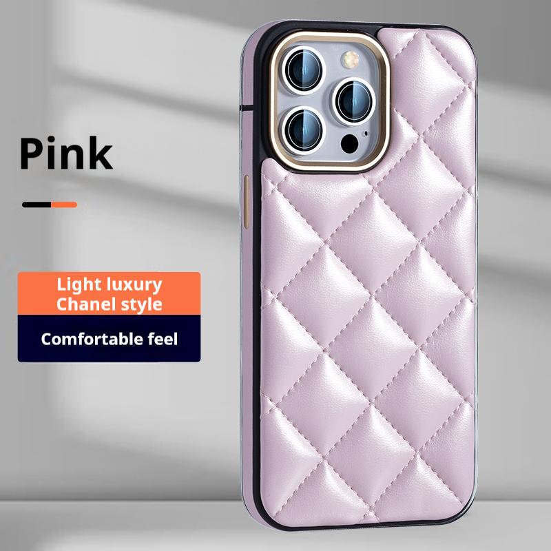 Quilted Leather iPhone 12 - 16 Case - Stylish, Protective & Multiple Colors!
