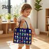Early Education Gift for Babies Montessori Busy Board Toddlers, Multiple Modules Sensory Learning Felt Activity Fine Motor Skills Book, Training