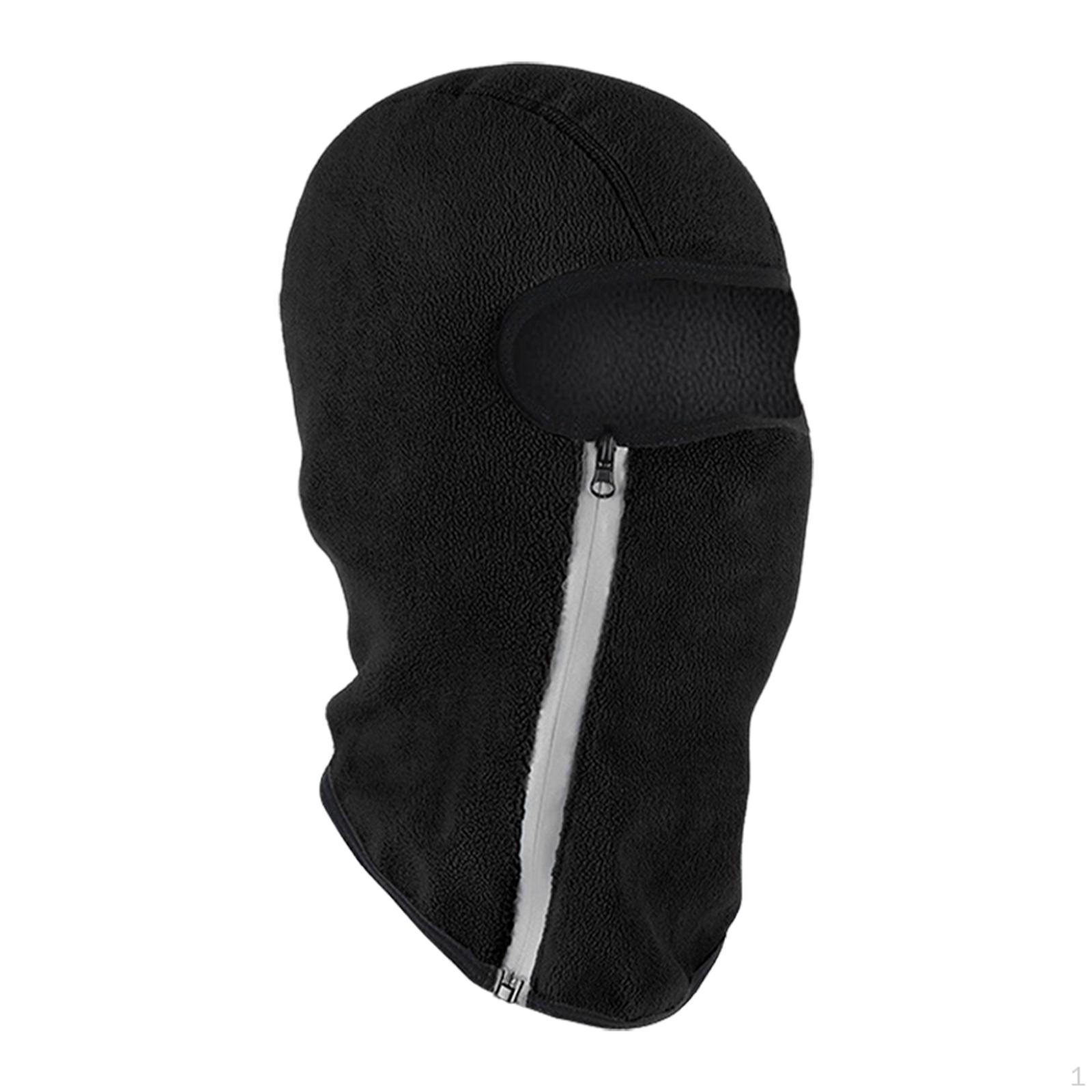 

Балаклава маска для лица лыжный головной убор кепка зимняя термошапка для мужчин и женщин полное покрытие чёрный