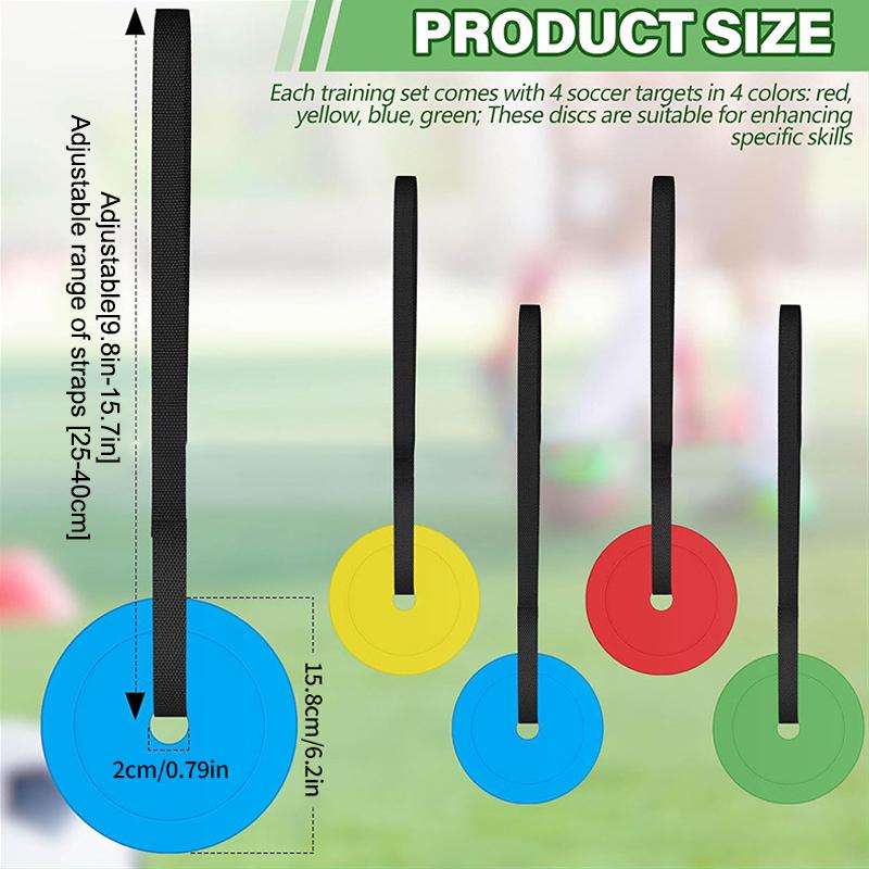 2Pcs Adjustable Soccer Training Targets - Portable Football Goal Practice Boards For Shooting Drills, Durable Tpe Material