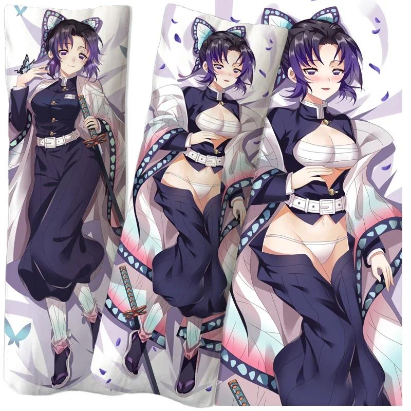Anime Demon Slayer: Kocho Shinobu Dakimakura Kissenbezug, Kissenbezug, Hugging Body Kissenbezug, Spiel Otaku Kissenbezug