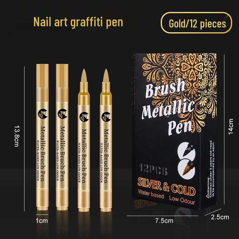 

New Quick-Dry Nail Art Pens: Cross-Border Graffiti, Painting, DIY Drawing & Outlining