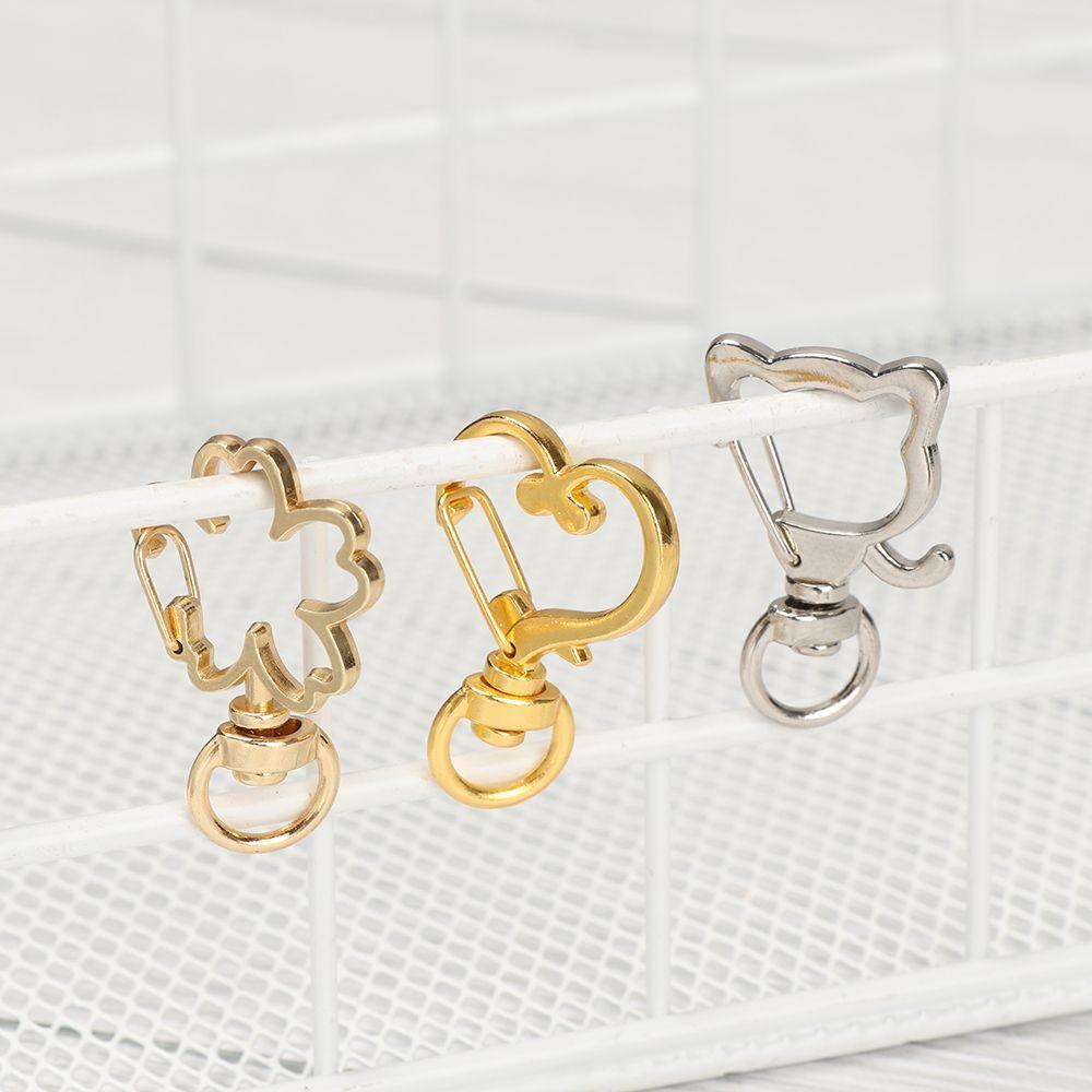 Key Pendant Key Ring DIY Snap Hook Lobster Clasp Hooks Trigger Clips Buckles Keychain Lobster