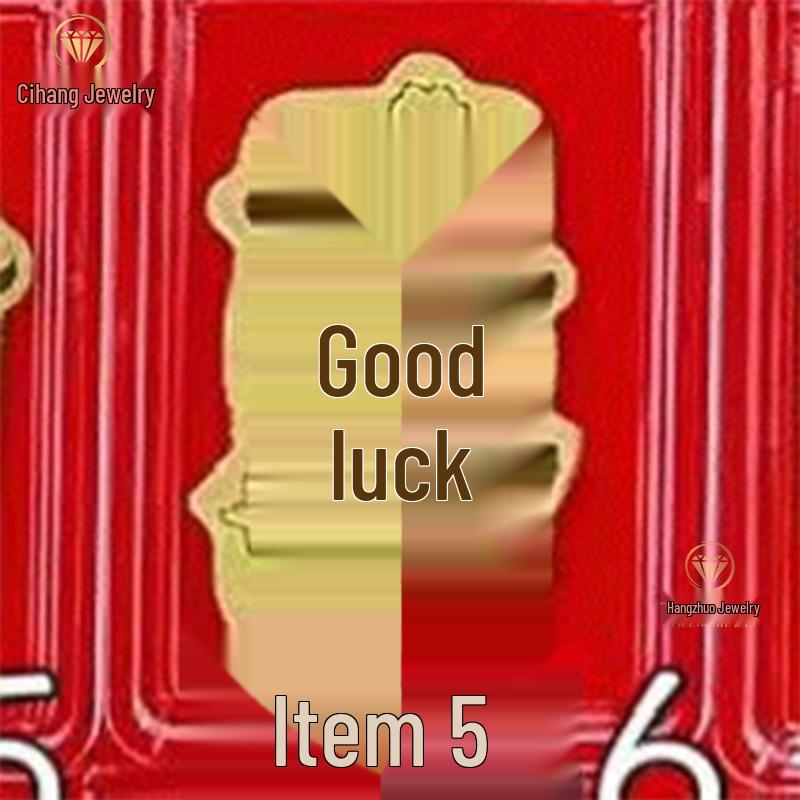 Shuibei 999 Pure Gold Princess Phone Sticker - 2mg Gold Leaf Magnet for Wealth & Prosperity