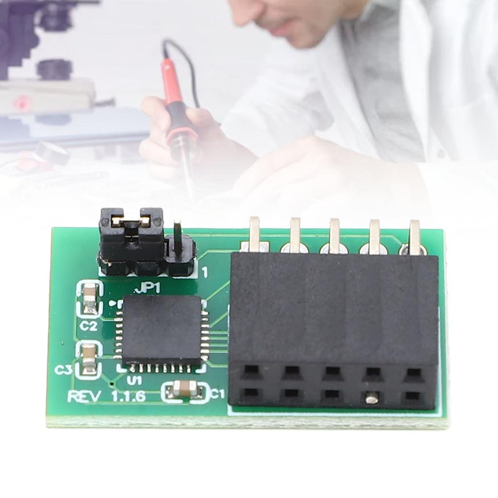 Security Processor Module Stable 10 Pin PCB TPM 2.0 Security Module for   AOM‑TPM‑9670V