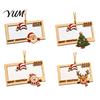 Unique Christmas Money Gift Tag Wooden Holders for Cash, Holiday Cash Holder Hanging Ornaments Xmas Tree, Home Party Supplies 2026 Commemorative