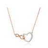 5518865 Hyperbola Heart Infinity Necklace
