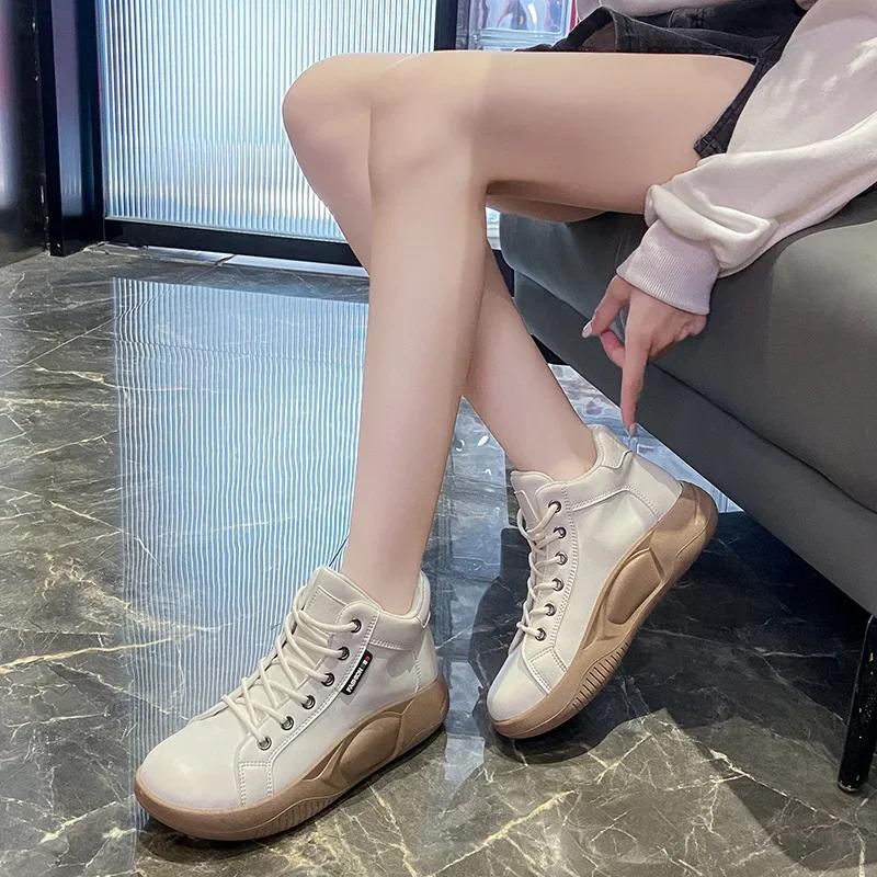 Increases Height Number 36 Brown Boots Women Boot Sneakers Tenids Sports Shouse Original Tensi Pretty Shoes for Women Zapatillas