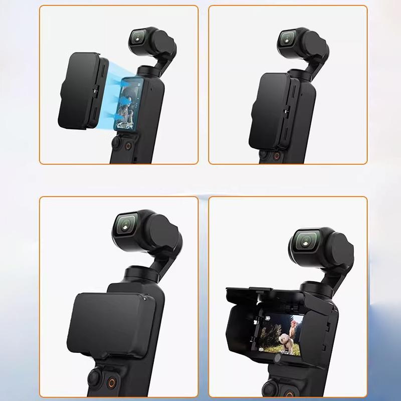 Parasole per Schermo per Dji Osmo Pocket 3 Accessori Pieghevole a 3 Lati Anti-Riflesso Copri Schermo Fotocamera Parasole