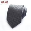 Men Silk Plaid Wedding Cravate Pour Jacquard Woven Necktie