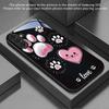 Paw Love Exquisite Luxury High-end PhoneCase Glass TPU PhoneCase for Samsung Galaxy S26 S25 S24 S23 S22 S21 FE,Ultra,Plus