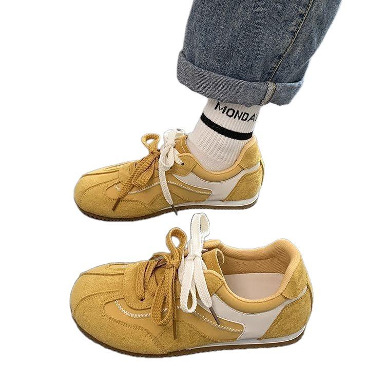 Retro flat-bottomed German training shoes women's spring and summer 2025 new casual breathable Forrest Gump shoes versatile casual single shoes women'