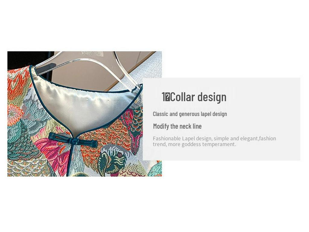 Nová etnická výšivka s výstřihem do V brokátový vestový kardigan