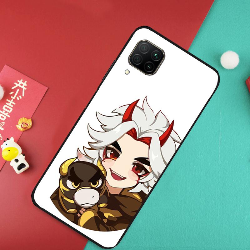 Genshin Impact Arataki Itto For Huawei Nova Y73 Y70 Y72 Y60 Y90 Y61 Y91 8i 7i 11i 12i 12s 9 10 SE P20 P30 P40 Lite Case