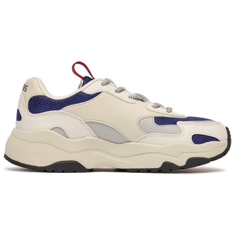 MLB Big Ball Chunky Synthetic Leather Patchwork Slip Resistant Abrasion Resistant Low Top Chunky Sneakers Unisex 3ASHC311N-07INS