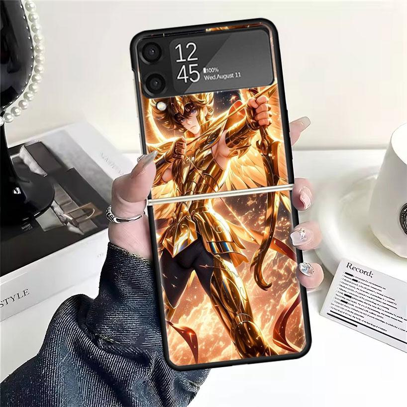 Saint Seiya Coole Hüllen Für Samsung Galaxy Z Flip 4 5 6 7 3 Z Flip7 Flip6 Flip4 Flip5 Flip3 5G Hart Stoßfest Fundas Hülle