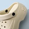 Height-increasing thick-soled hole shoes women's summer slippers, versatile EVA non-slip, breathable, wear-resistant