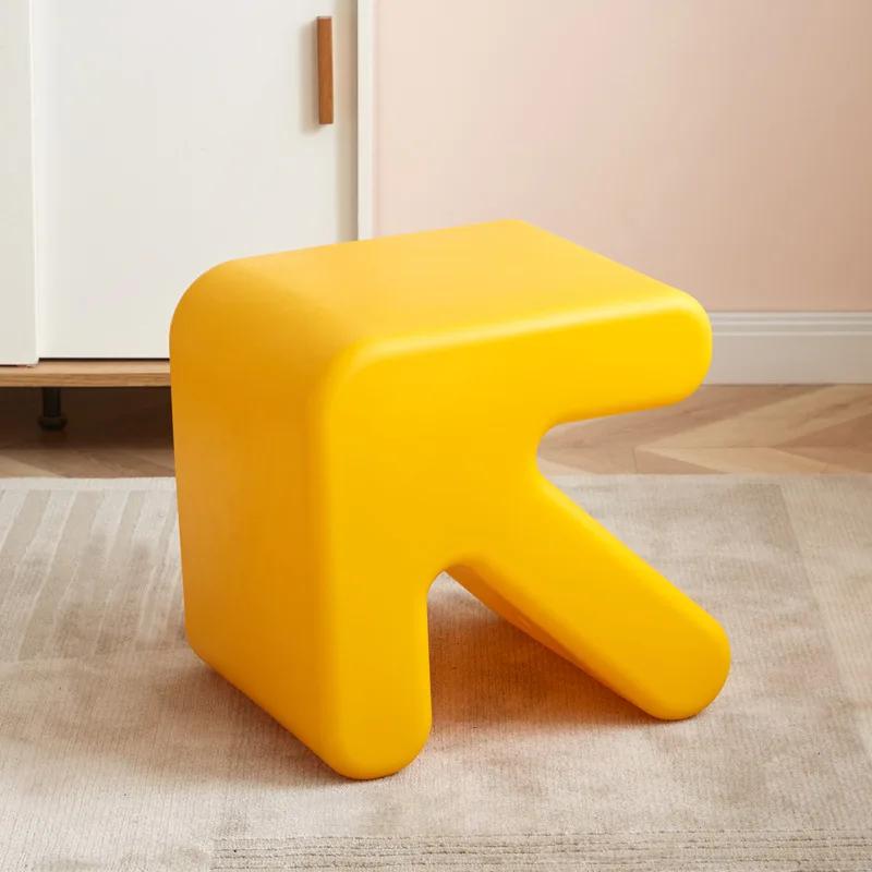 Living Room Chair Arrow Stool Kitchen Stool Bathroom Shower Chair Mobile Salon Nordic Modern Thickened Plastic Low Shoe Changing